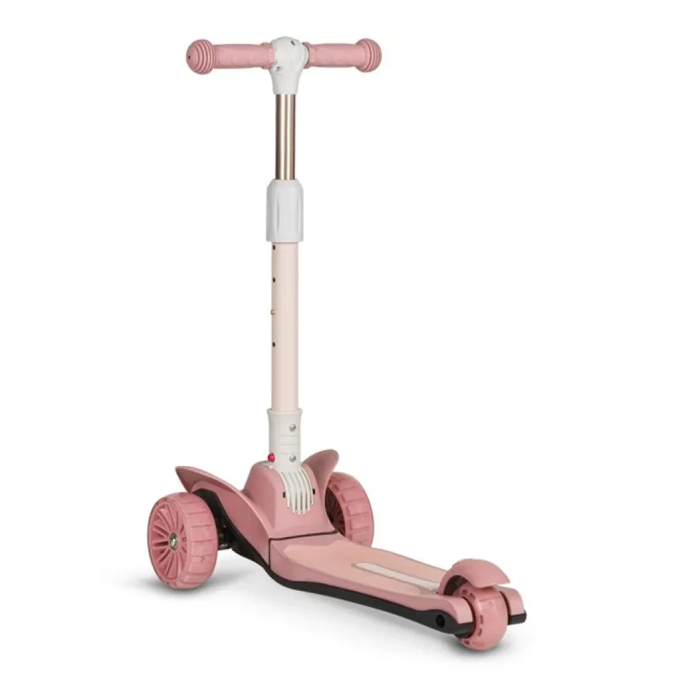 Триколісний дитячий самокат Lionelo TIMMY PINK ROSE