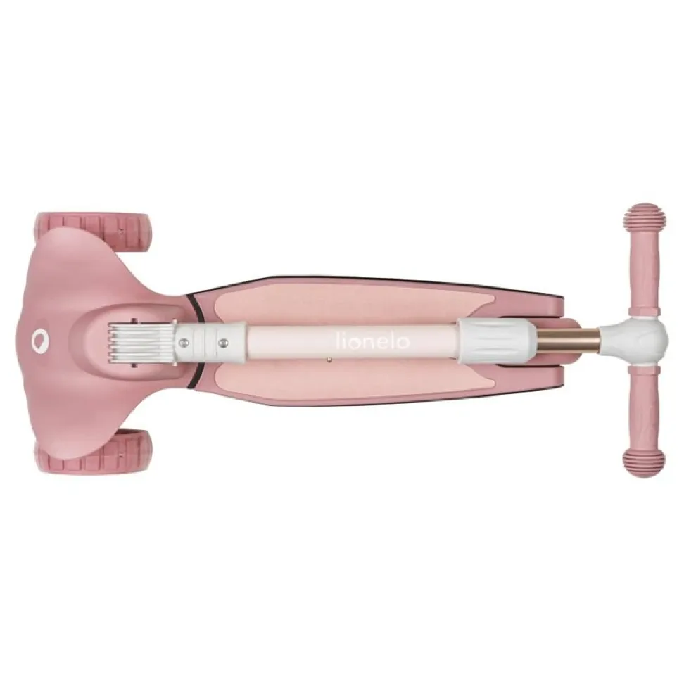 Триколісний дитячий самокат Lionelo TIMMY PINK ROSE