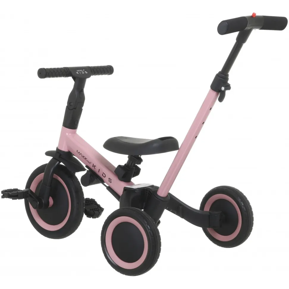 Велосипед детский MaxxPro Kids 4 в 1 розовый