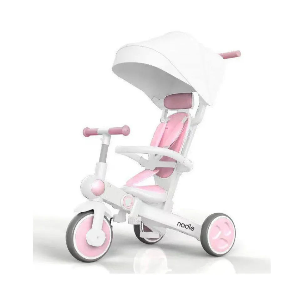 Велосипед Tri-cycle Nodle A7 white-pink