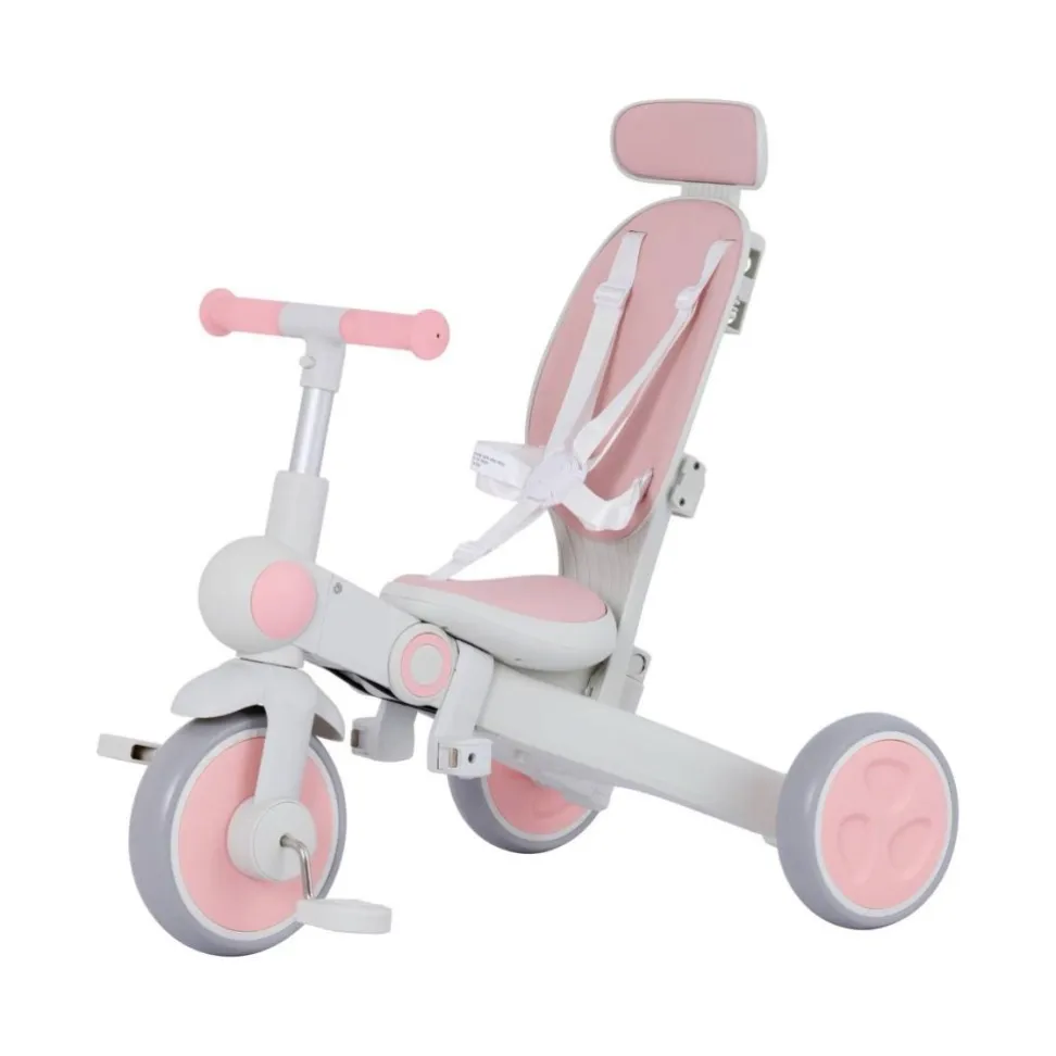 Велосипед Tri-cycle Nodle A7 white-pink