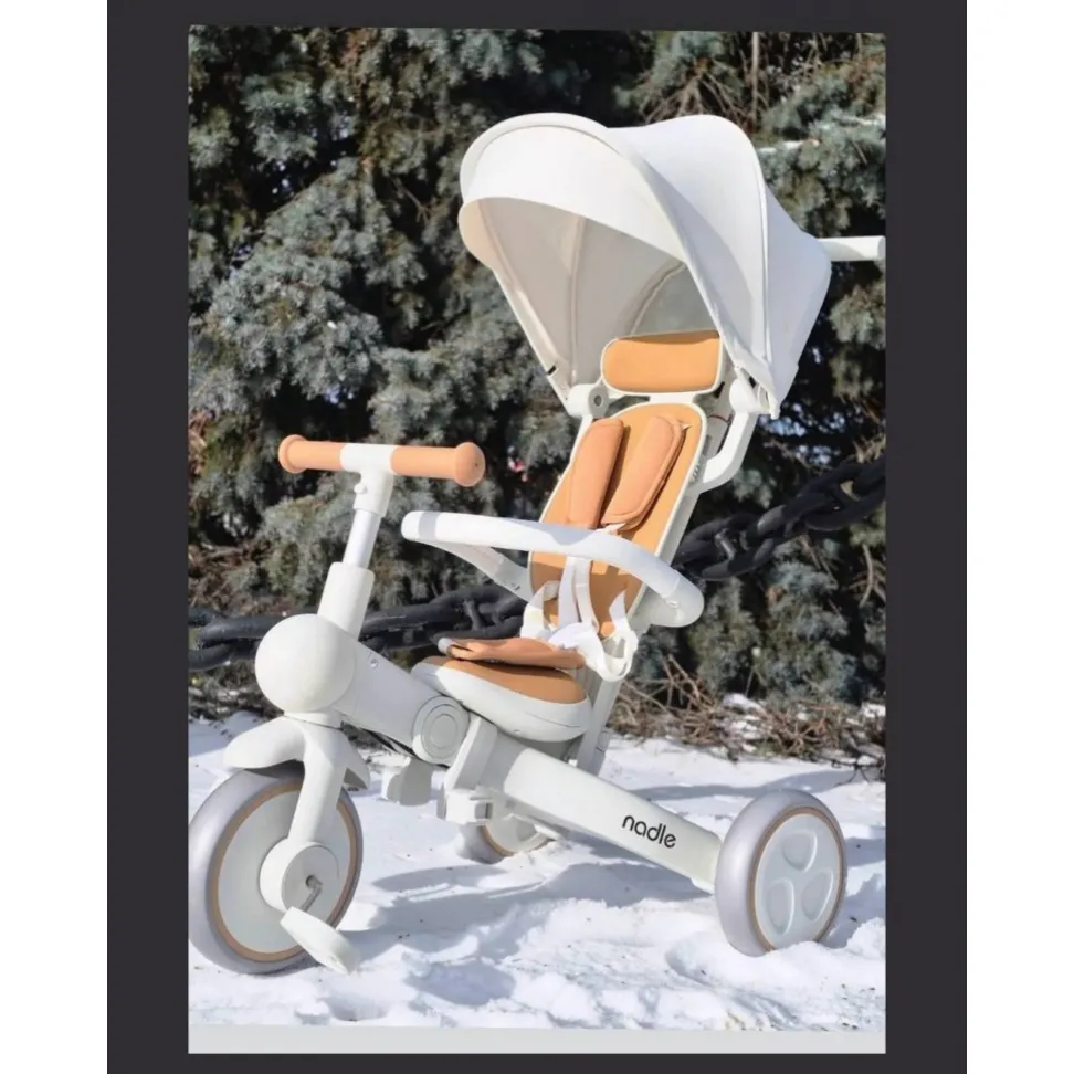 Велосипед Tri-cycle Nodle A7 white-brown