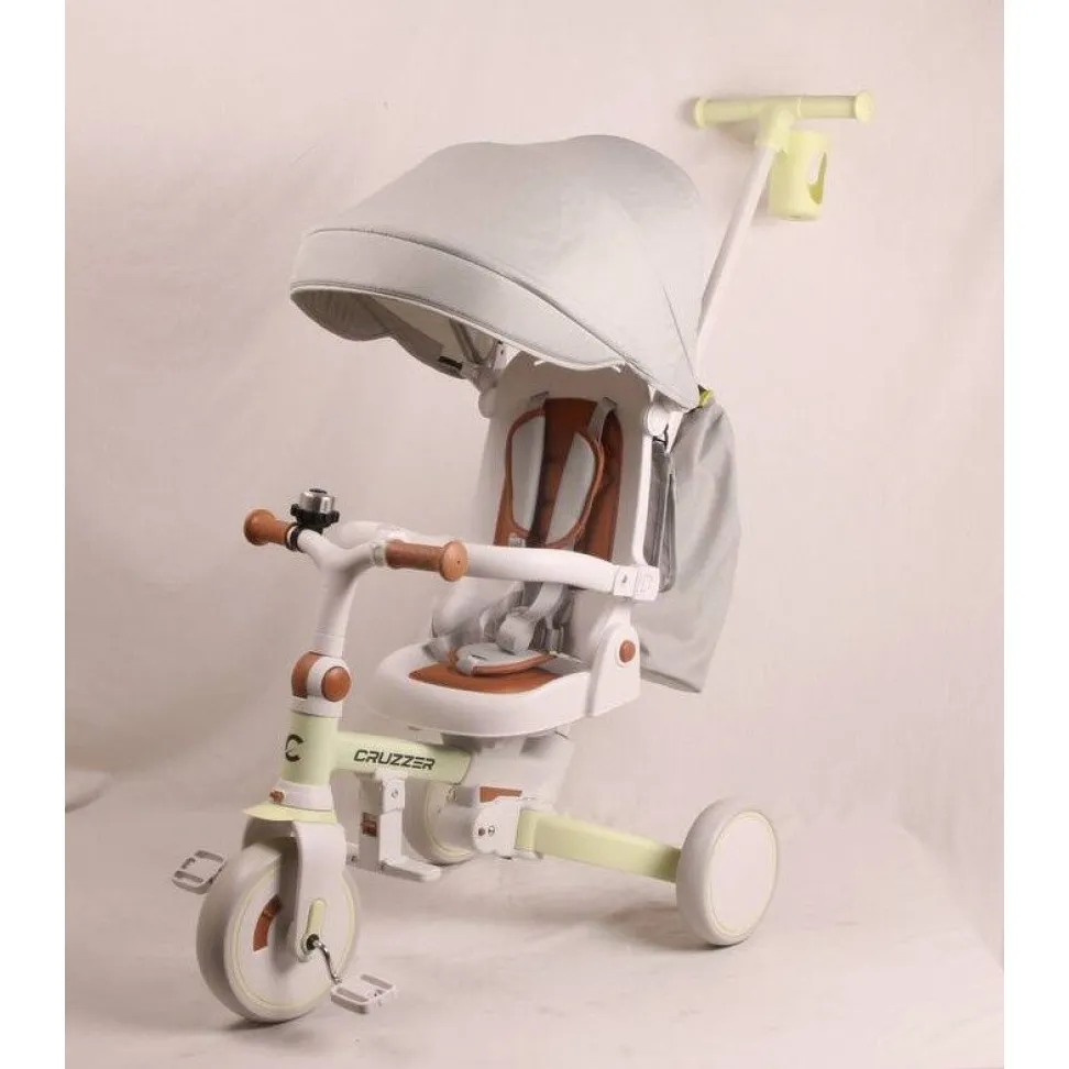 Дитячий велосипед-трансформер 5в1 Cruzzer Trike 5s cream