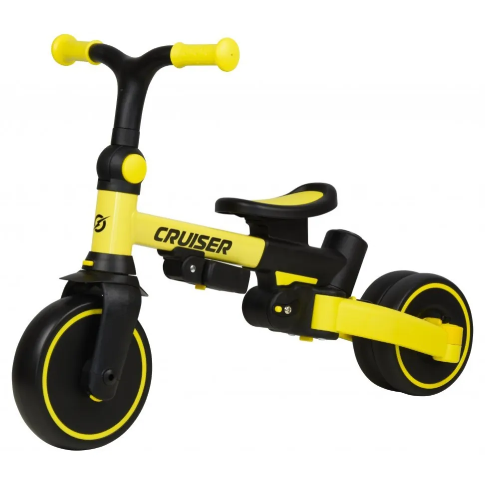 Дитячий велосипед-трансформер 5в1 Cruzzer Trike 5s yellow
