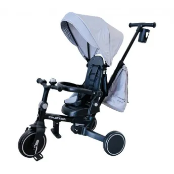 Детский велосипед-трансформер 5в1 Cruzzer Trike 5s grey