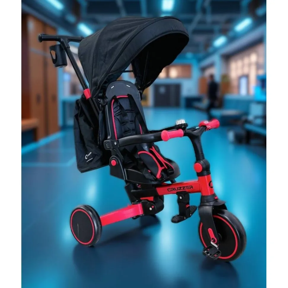 Детский велосипед-трансформер Cruzzer Trike 5s red