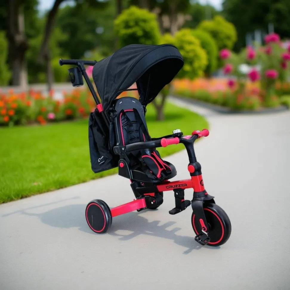 Детский велосипед-трансформер Cruzzer Trike 5s red