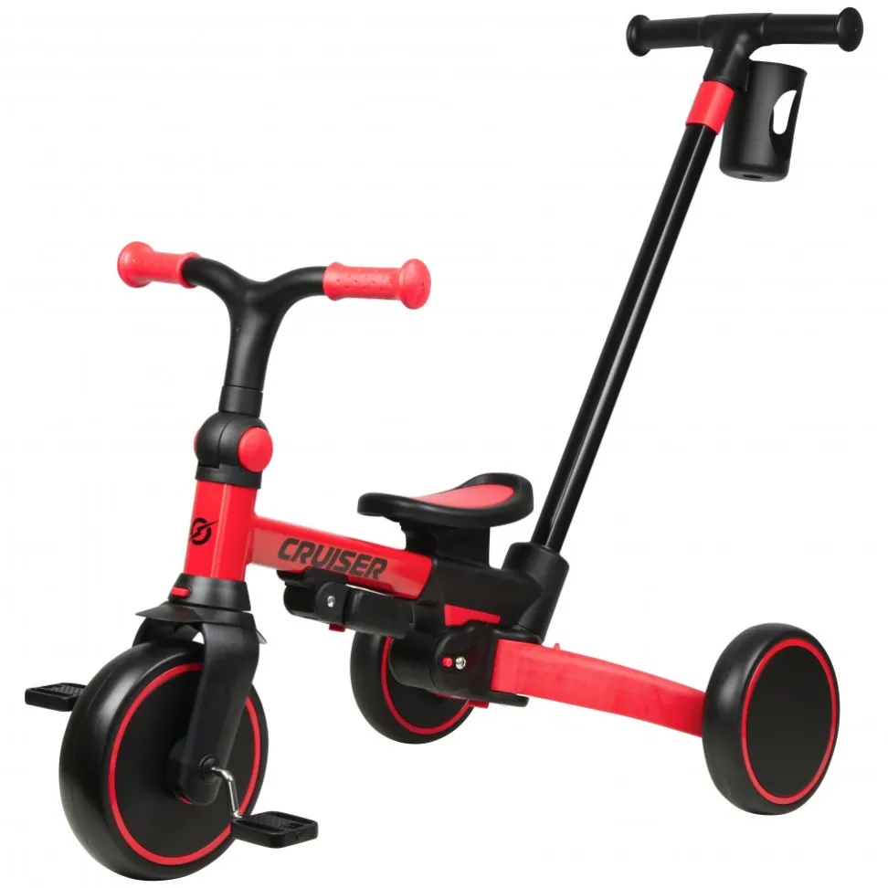 Детский велосипед-трансформер Cruzzer Trike 5s red