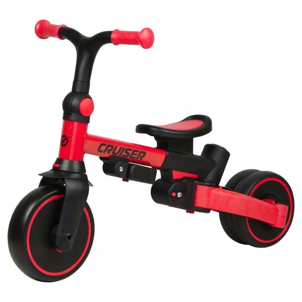 Детский велосипед-трансформер Cruzzer Trike 5s red