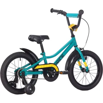Велосипед 16" Pride FLASH 16 restock 2025 бирюзовый