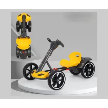 Детский электрокар GO KART F1 yellow