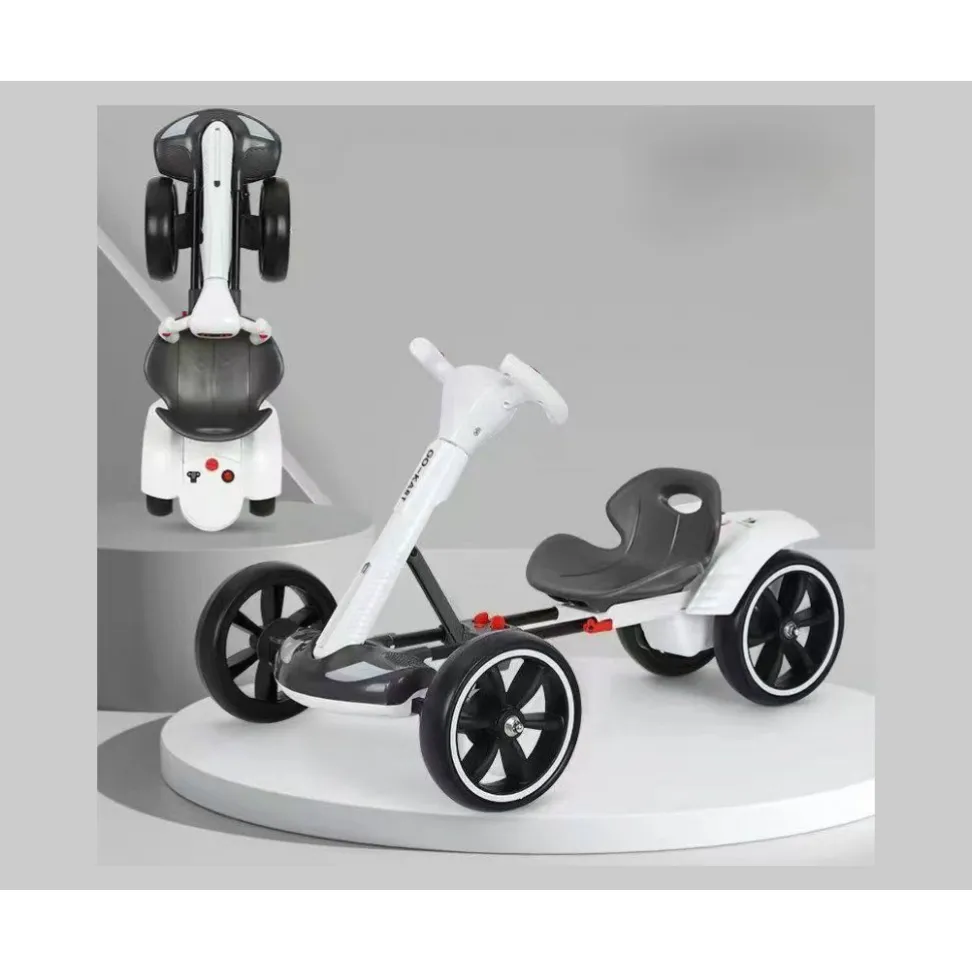 Детский электрокар GO KART F1 white