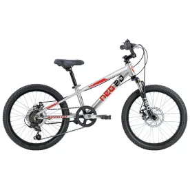 Велосипед 20" Apollo NEO Disc+ 6s boys Brushed Alloy / Red / Black