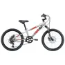 Велосипед 20" Apollo NEO Disc+ 6s boys Brushed Alloy / Red / Black