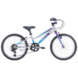 Велосипед 20" Apollo NEO 6s girls Brushed Alloy / Purple / Blue Fade
