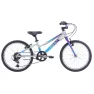 Велосипед 20" Apollo NEO 6s girls Brushed Alloy / Purple / Blue Fade