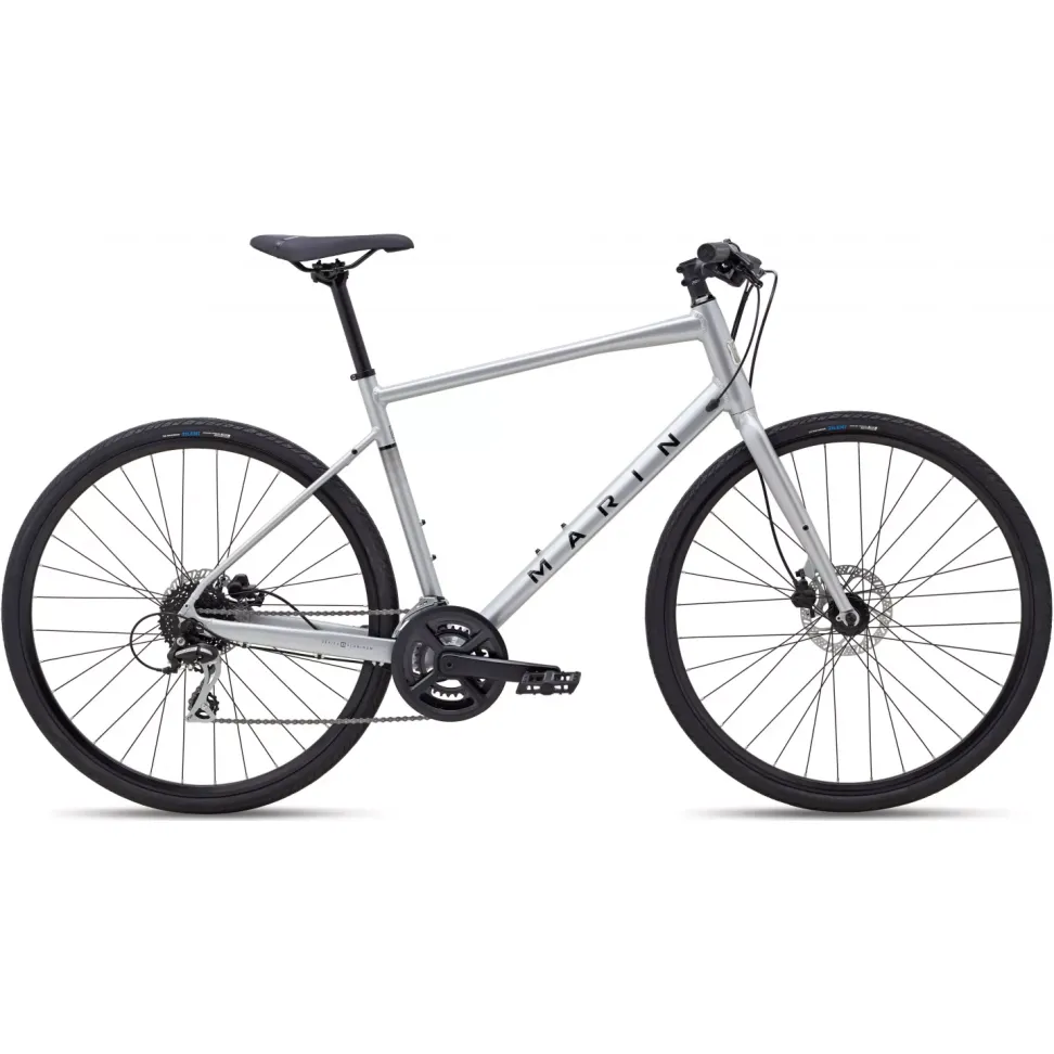 Велосипед 28" Marin Fairfax 2 рама - M 2025 Gloss Silver/Black