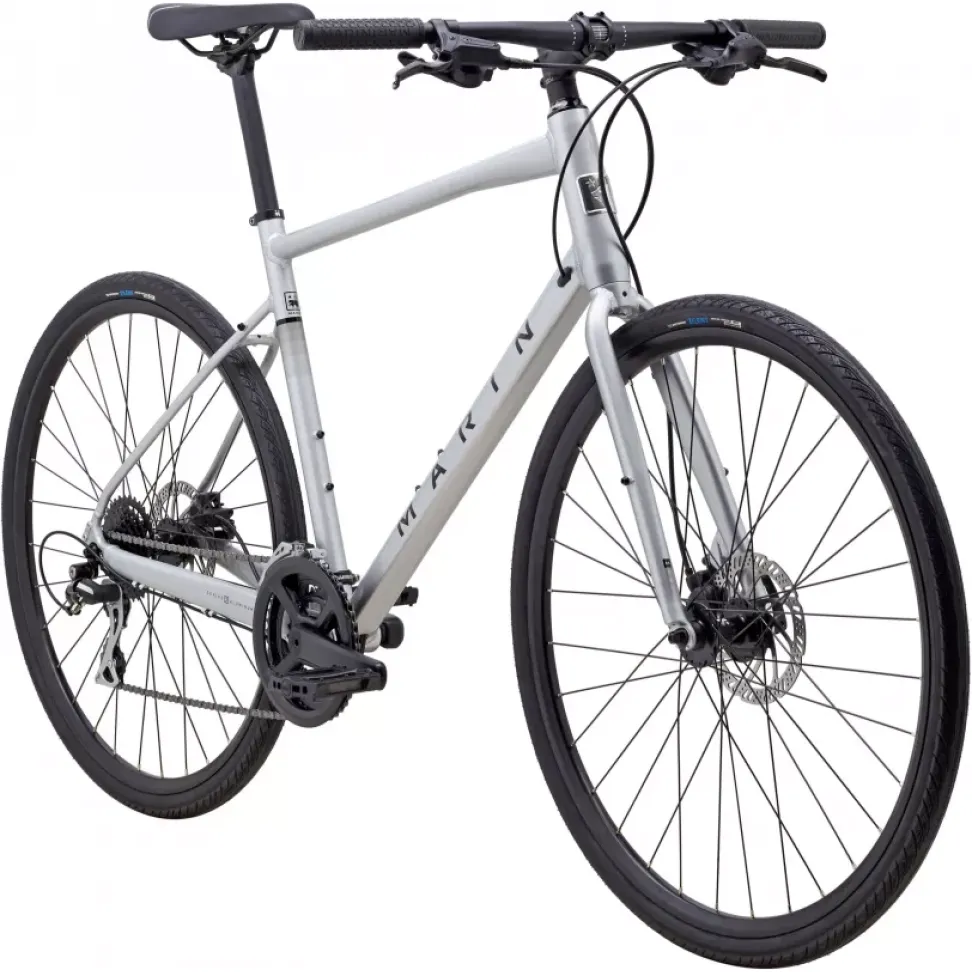 Велосипед 28" Marin Fairfax 2 рама - M 2025 Gloss Silver/Black