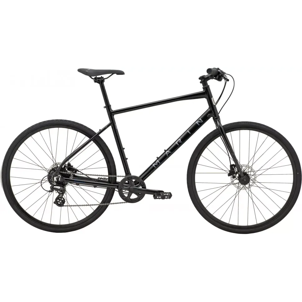Велосипед 28" Marin Presidio 1 рама - XL 2025 Gloss Metallic Black/Charcoal/Blue