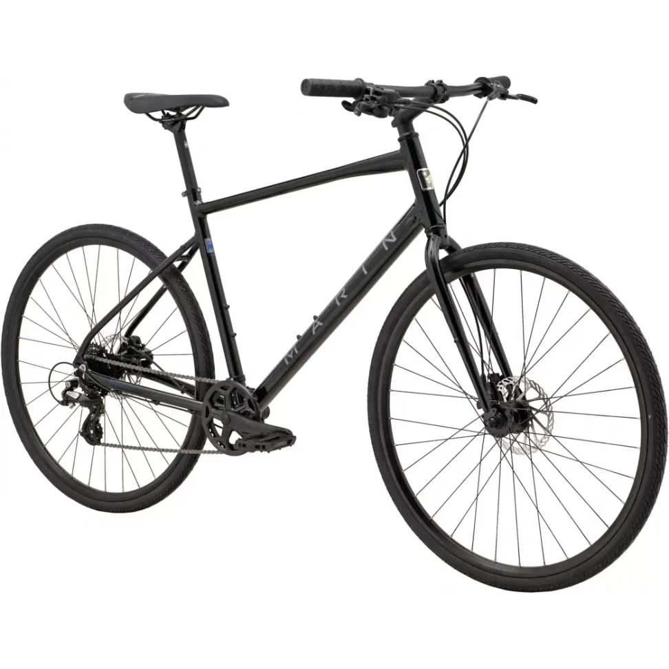Велосипед 28" Marin Presidio 1 рама - XL 2025 Gloss Metallic Black/Charcoal/Blue