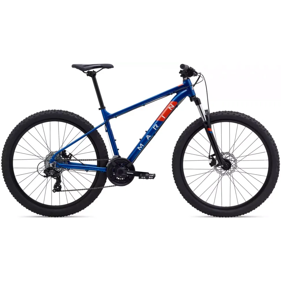Велосипед 29" Marin BOLINAS RIDGE 1 рама - L 2024 Gloss Blue/Off-White/Roarange
