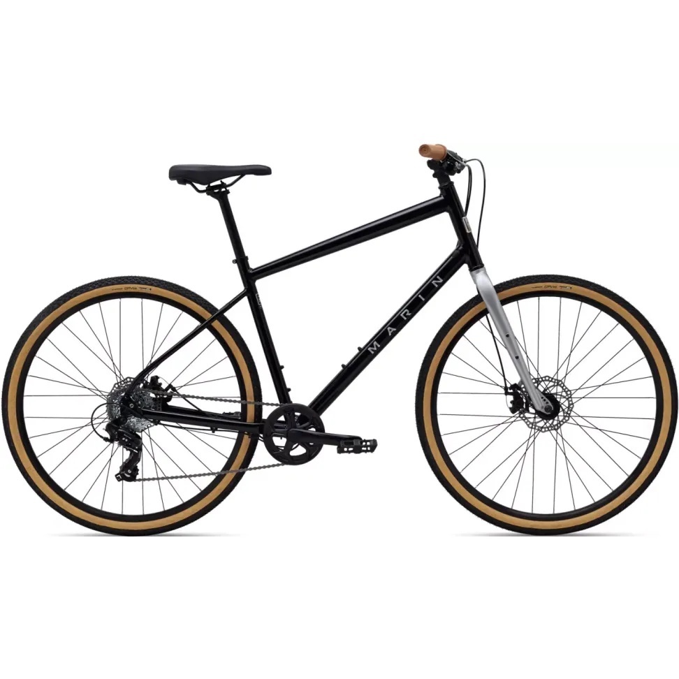 Велосипед 28" Marin KENTFIELD 1 рама - L 2025 Gloss Black/Chrome