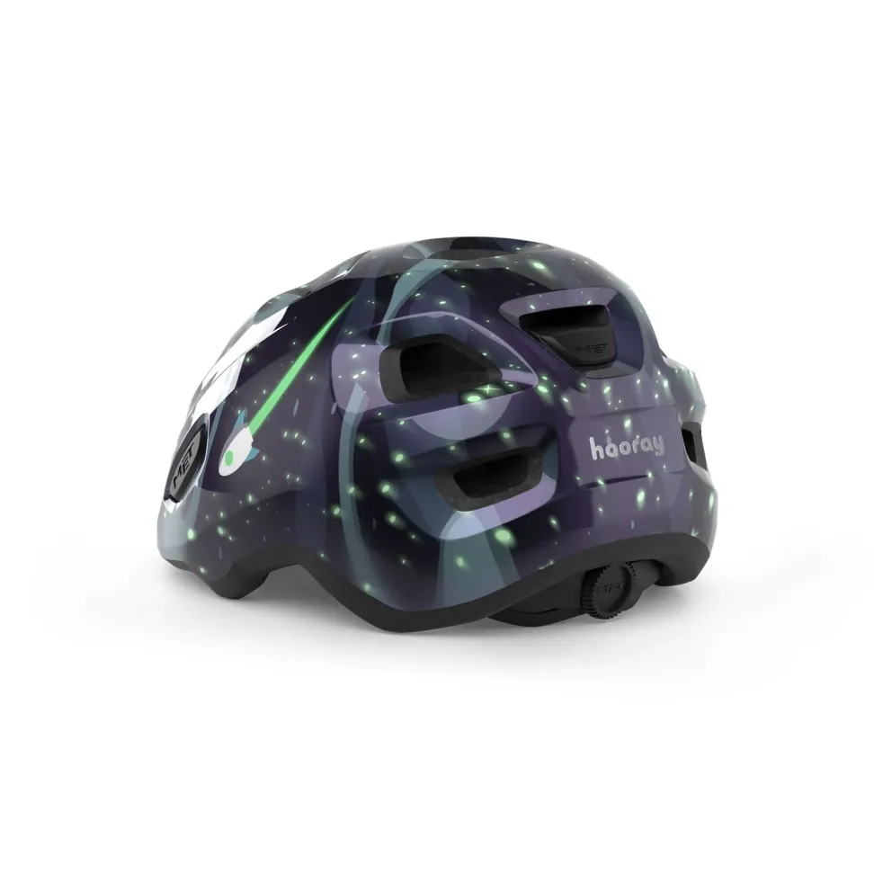 Шлем детский MET HOORAY space/glow in the dark