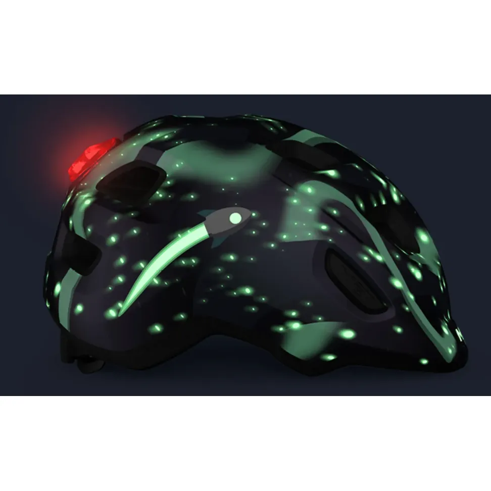 Шлем детский MET HOORAY space/glow in the dark