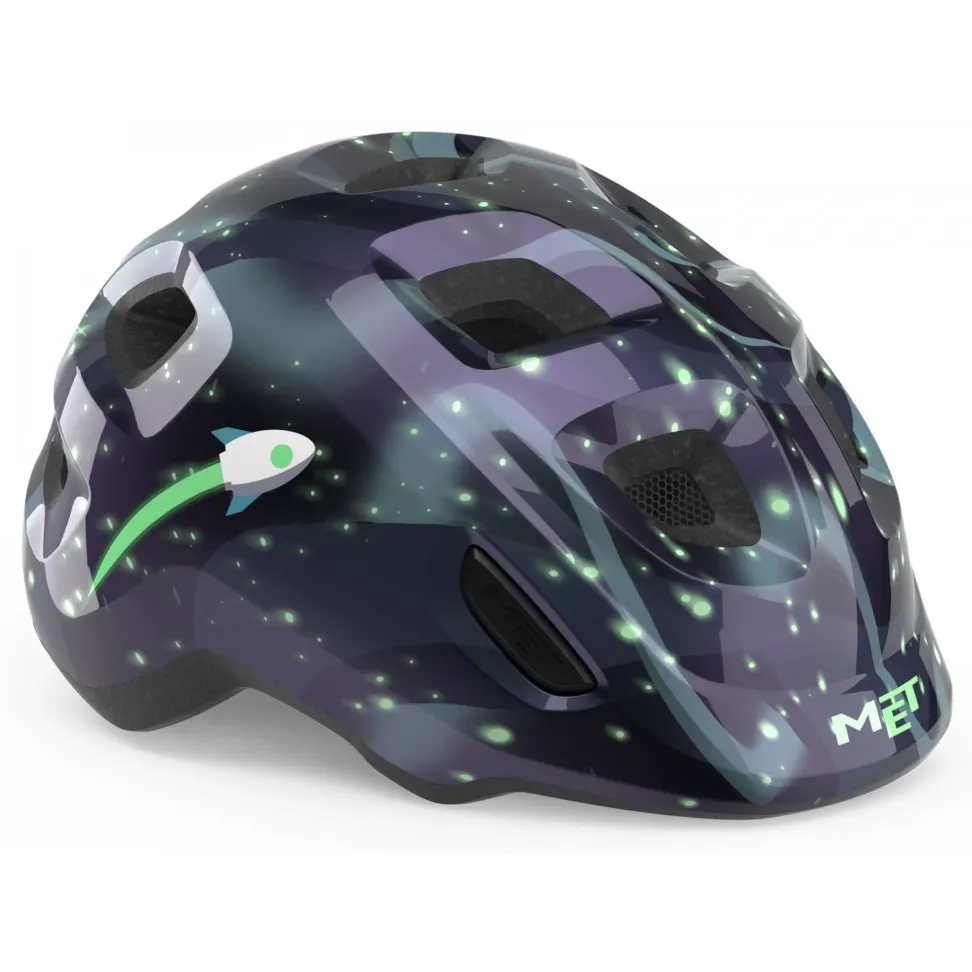 Шлем детский MET HOORAY space/glow in the dark