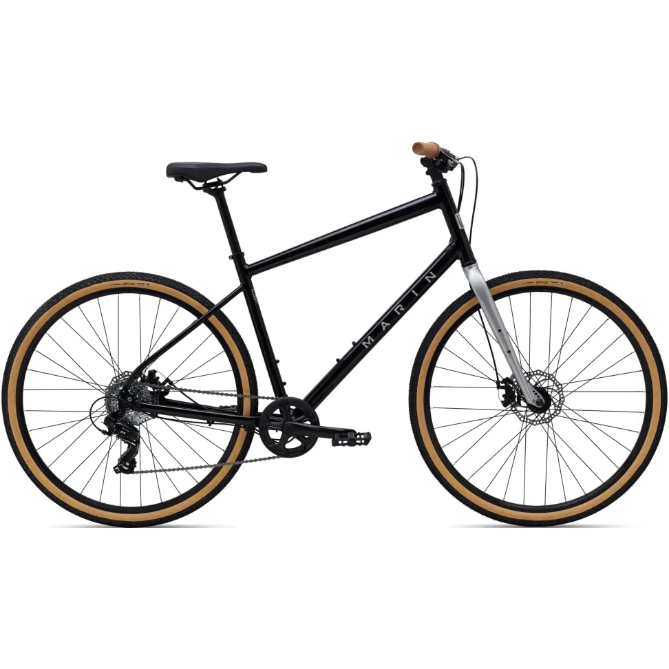 Велосипед 28" Marin KENTFIELD 1 рама - S 2025 Gloss Black/Chrome