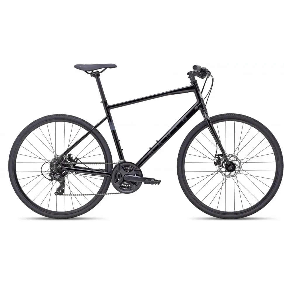 Велосипед 28" Marin Fairfax 1 рама - M 2025 Gloss Black/Black