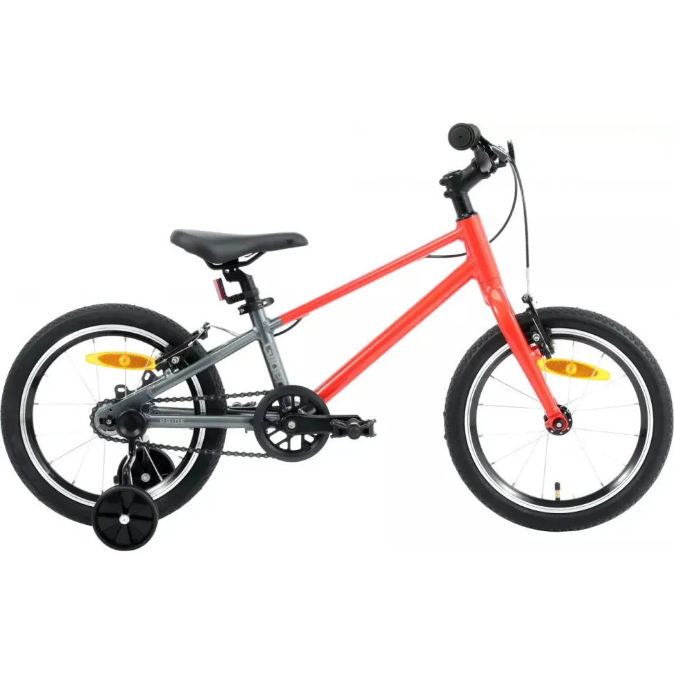 Велосипед 16" Pride Glider 16 (2026) red/gray
