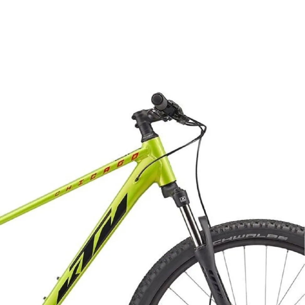 Велосипед KTM CHICAGO 292 рама L/48 салатовий
