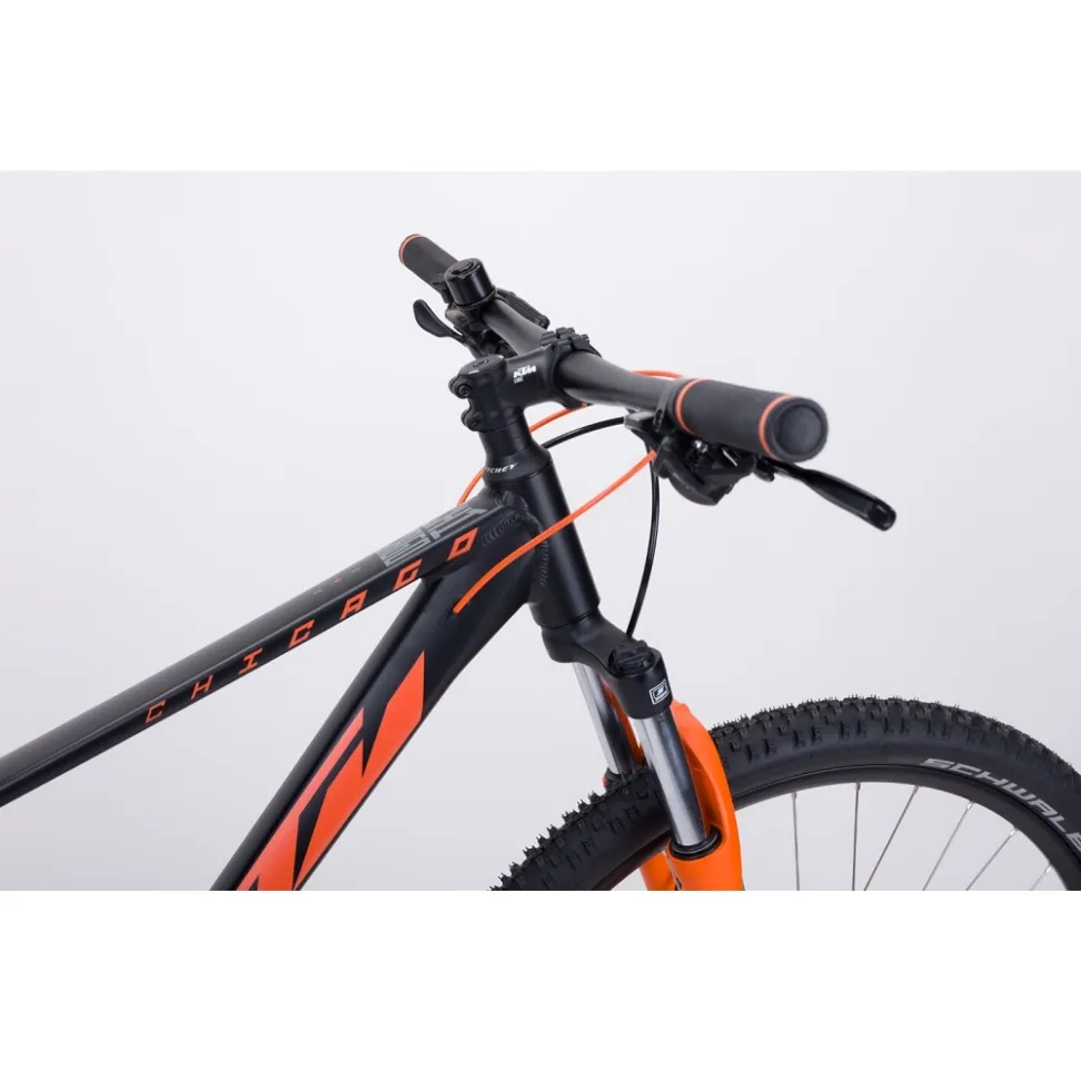 Велосипед KTM CHICAGO 292 рама M/43 чорний матовий