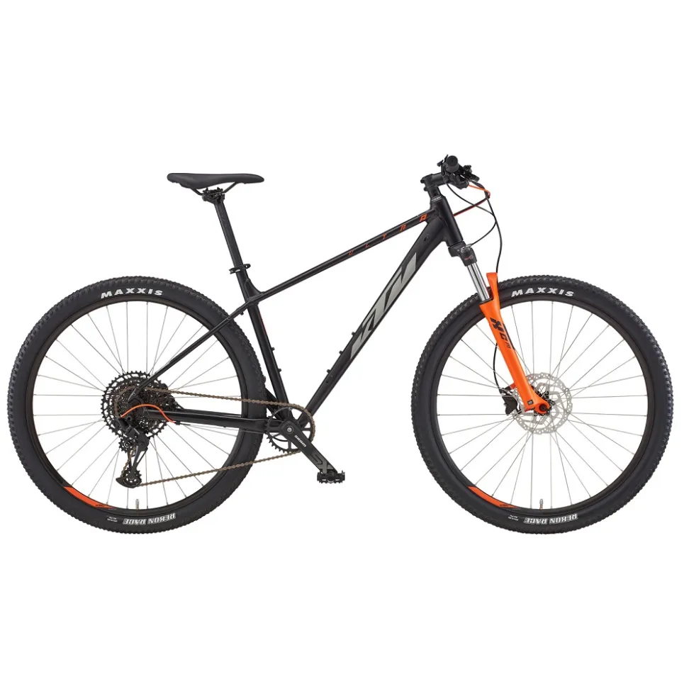 Велосипед KTM ULTRA FUN 29 " рама M / 43, чорний матовий (сіро-помаранчевий), 2022