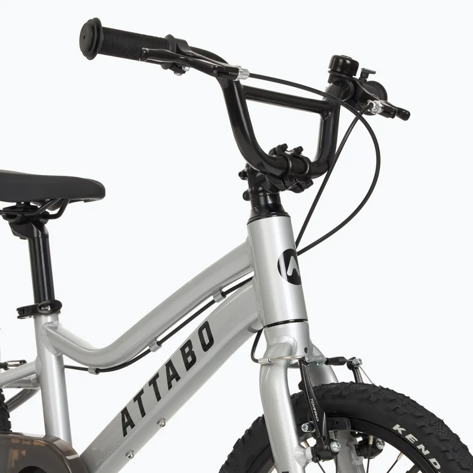 Велосипед детский ATTABO EASE 16" 7,3 кг серебряный