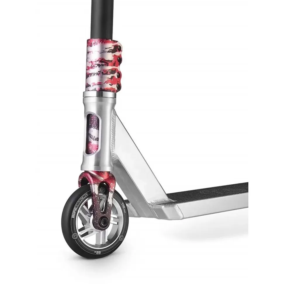 Самокат трюковий Hipe H5 silver/red