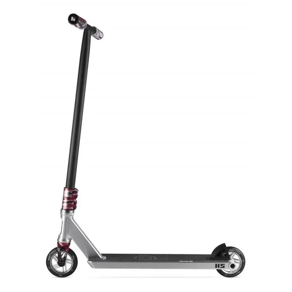Самокат трюковий Hipe H5 silver/red