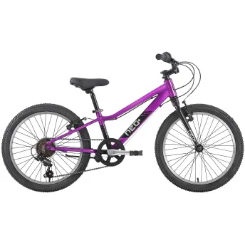 Велосипед 20" Apollo NEO 6s girls Chrome Purple