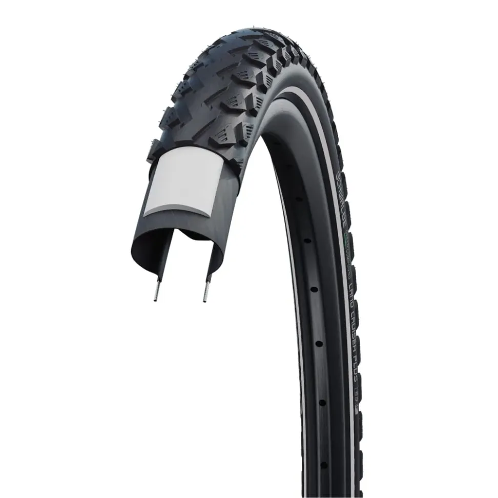 Покришка 27.5x2.00 650B (50-584) Schwalbe LAND CRUISER PLUS PunctureGuard HS450 B/B+RT Green Compound