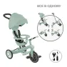 Велосипед детский GLOBBER серии EXPLORER TRIKE 4в1, фисташковый, до 20кг, 3 колеса