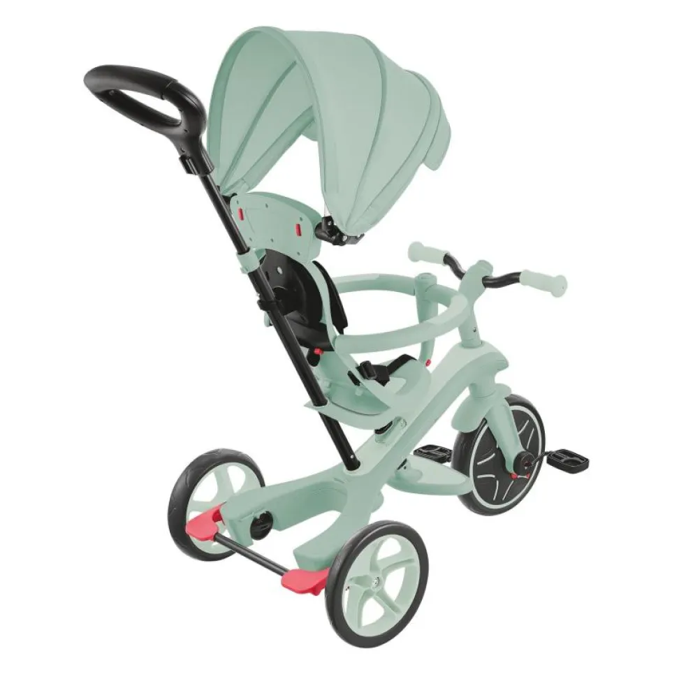 Велосипед детский GLOBBER серии EXPLORER TRIKE 4в1, фисташковый, до 20кг, 3 колеса