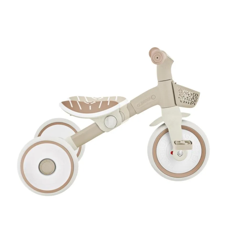 Велосипед детский GLOBBER серии LEARNING TRIKE 2в1 PLUS, кокос, до 20кг, 3 колеса