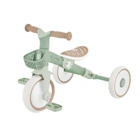 Велосипед детский GLOBBER серии LEARNING TRIKE 2в1 PLUS, фисташковый, до 20кг, 3 колеса