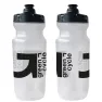 Фляга 0,6 Green Cycle GBT-516 с увеличенным клапаном, прозрачная с черным