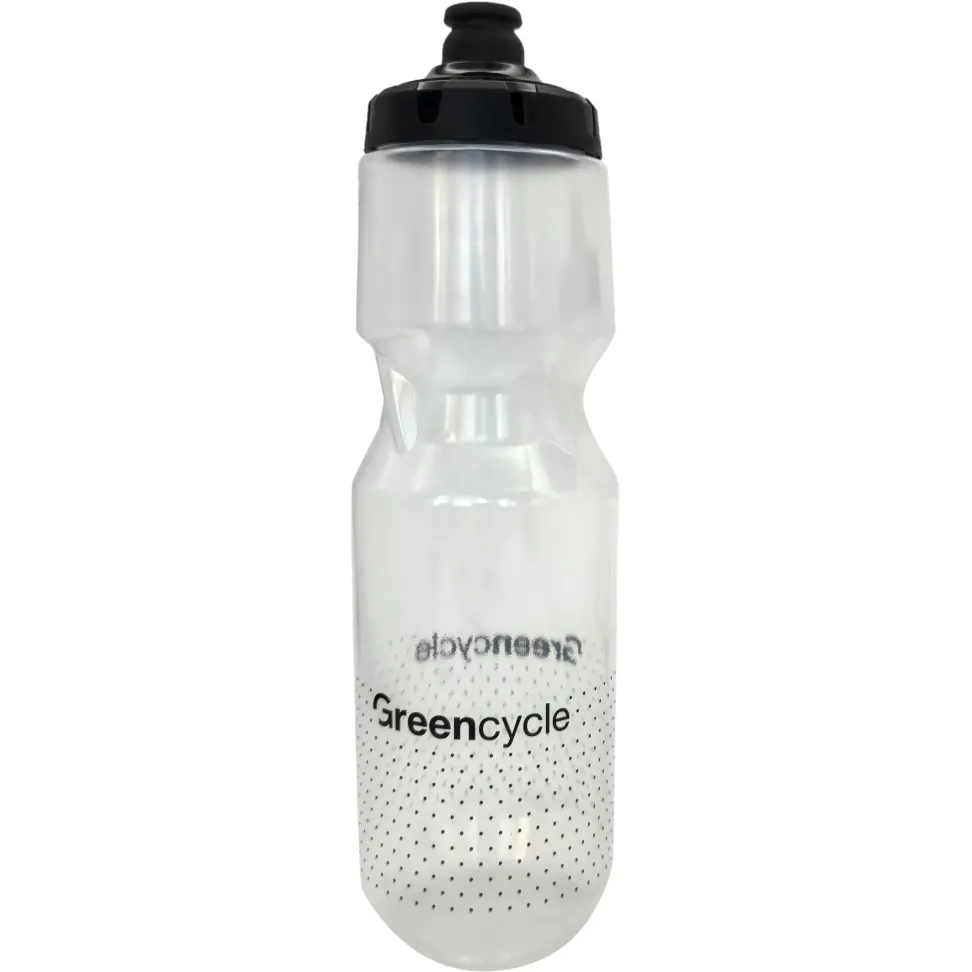 Фляга 1,0 Green Cycle GBT-520 с увеличенным клапаном, прозрачная