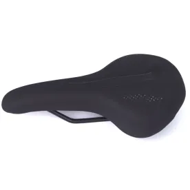 Седло Green Cycle GCS-2608, 280мм x 165мм, стальные рейлы, черное