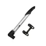 Мининасос Green Cycle GPM-219 алюминиевый, presta+schrader, 120psi, серебро
