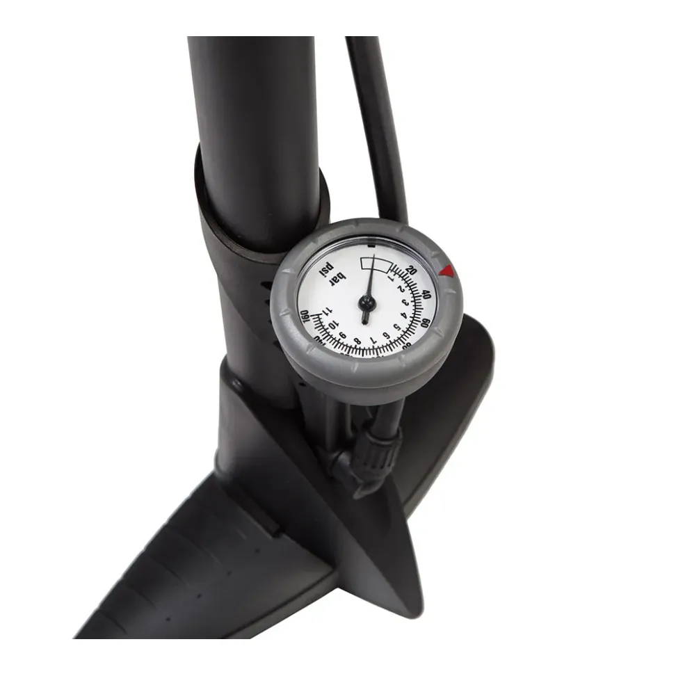 Насос підлоговий Green Cycle GPF-043P пластиковий з манометром, presta+schrader