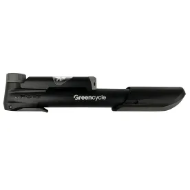 Мининасос Green Cycle GPM-041CP, пластиковый с манометром, Presta+Schrader, 120psi